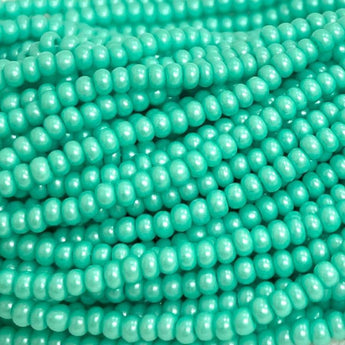 1 Hank Spearmint Supra Pearl Czech Glass Seed Beads