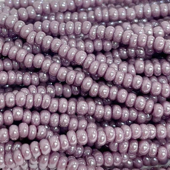 1 Hank Lavender Luster Czech Glass Seed Beads