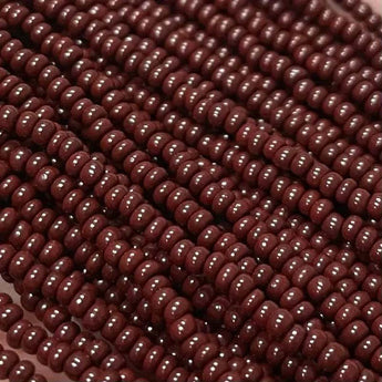 Brown Dark Czech Glass Seed Beads Size 11/0