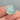 1 Vintage Japan Sea Green Opal Square Glass Cabochon Cherry Brand