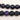 25 Black Purple Iris Czech Druk glass beads, 8mm round, metallic finish.