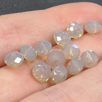 12 Sand Opal Swarovski Rondelle Crystal Beads 8mm Art 5040