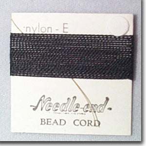 2 Packs #4 Black Nylon Bead Cord