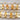 12 Clear Gold Picasso Czech Rondelle Glass Beads