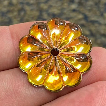 1 Vintage RARE Swarovski Sahara Flower Crystal Bead