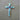 4 Vintage Tiny Blue Enameled Crosses #8679