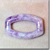 1 Vintage Purple Marbleized Japan Glass Ring