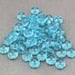 50 Aqua Blue Faceted Rondelle Glass Beads 5mm