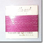 2 Packs #8 Garnet Nylon Bead Cord #3734