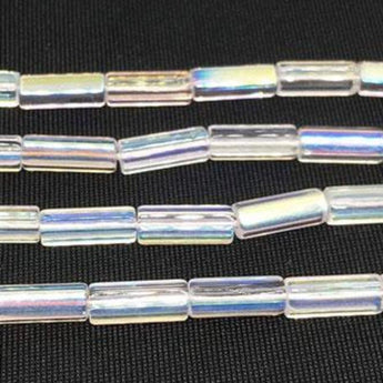 50 AB Clear Czech Glass Beads