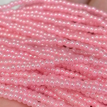 1 Hank Blush Pink Pearl Czech Glass Seed Beads