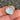 1 Vintage Icy Aqua Foil Glass Cabochon #8248