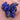 25 Celesian Royal Blue Czech 2-Hole Square Glass Beads