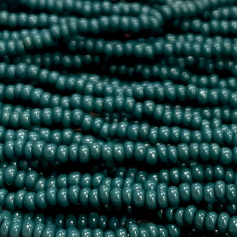 Dark Green Czech Glass Seed Beads