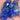 10 Vintage AB Sapphire Blue Faceted Glass Beads