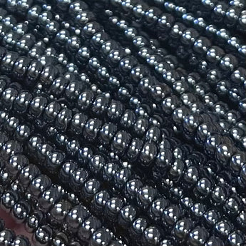 Gunmetal Czech Glass Seed Beads