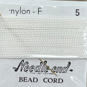 2 Packs #5 White Nylon Bead Cord