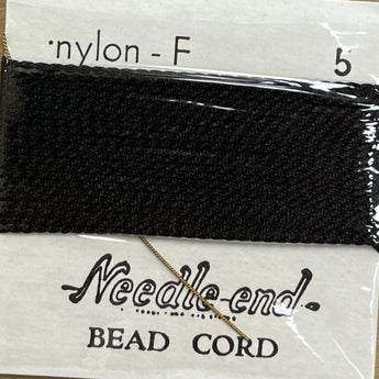 2 Packs #5 Black Nylon Bead Cord