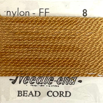 2 Packs #8 Amber Nylon Bead Cord