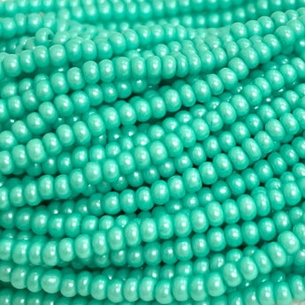 1 Hank Spearmint Supra Pearl Czech Glass Seed Beads