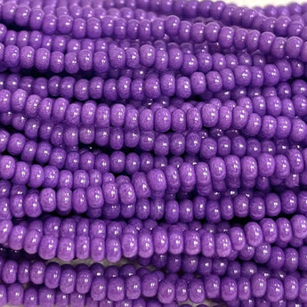 1 Hank Violet Czech Glass Seed Beads