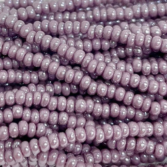 1 Hank Lavender Luster Czech Glass Seed Beads