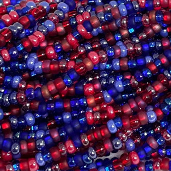 1 Hank Midnight Velvet Czech Glass Seed Beads