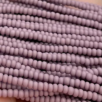 Lavender Matte Czech Glass Seed Beads