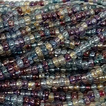 Mixed Glow Czech Glass Seed Beads