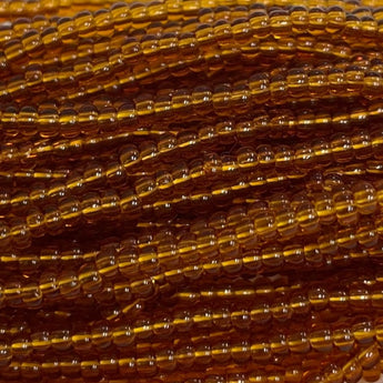 Transparent Topaz Czech Glass Seed Beads