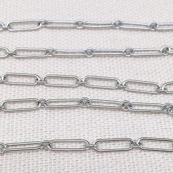 20 Vintage Silver Toned Chain Links Clasp Extenders