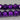 25 Metallic Purple Czech English Cut Glass Beads 10mm