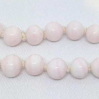 45 Vintage Handmade Light Pink Japan Round Glass Beads