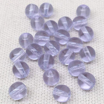 50 Alexandrite Czech Round Glass Beads