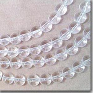 1 Strand Clear Quartz Round Gemstone Beads